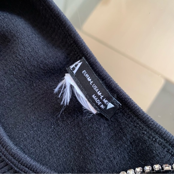 ZARA BLACK CROP TOP - Picture 11 of 11